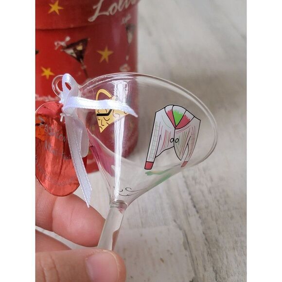 Lolita mini Martini fashionista glass ornament Xmas decor - Picture 4 of 7